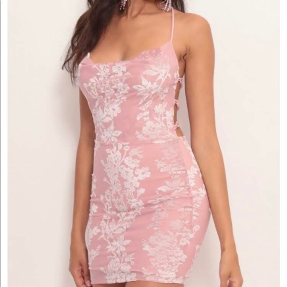 Lucy In The Sky Blush Pink Dress